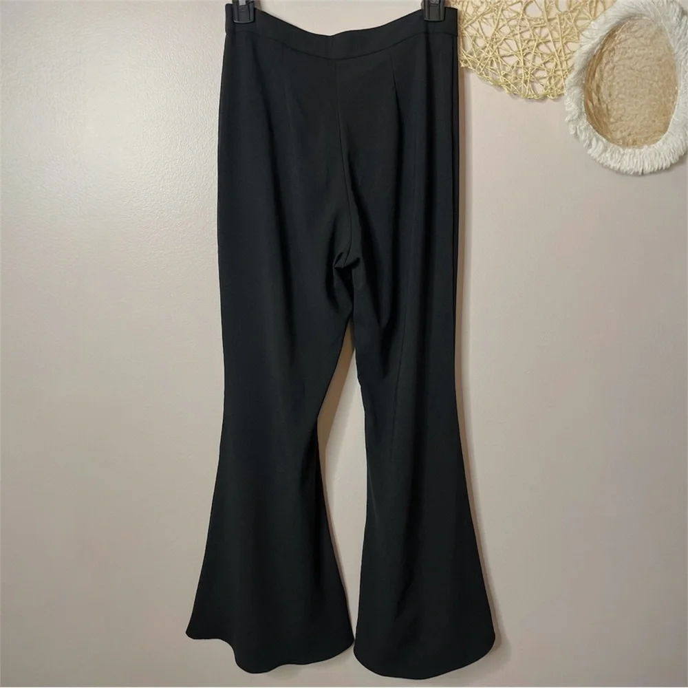 DO+BE High Waist Bell Bottom Flare Pants (black) - small